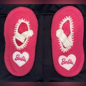 Barbie knitted anti slip ons for Girls fit Size 9/10 in girls shoes